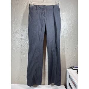 Express Stretch Charcoal Gray Front Leg Seam Dress Pants Size 1/2S Short